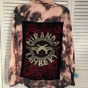 Authentic Fossil Miranda Lambert Revolution Tour Pearl Snap Western Shirt